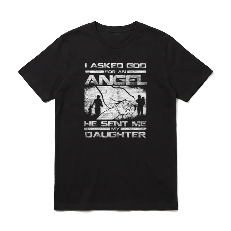 Papa einer Tochter Vater T-Shirt – Klassisches T-Shirt in Schwarz