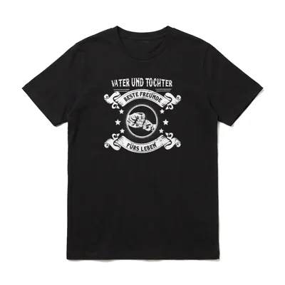 Vater Und Tochter Dad Partnerlook T-Shirt – Klassisches T-Shirt in Schwarz