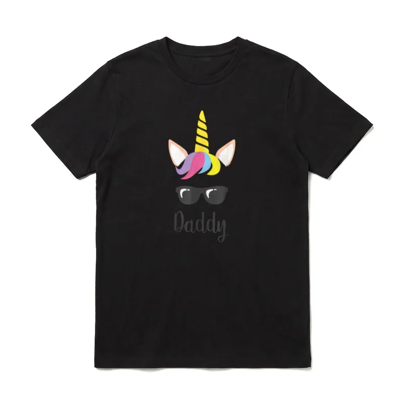 Vater Tochter Partnerlook Daddy Papa & Tochter T-Shirt – Klassisches T-Shirt in Schwarz