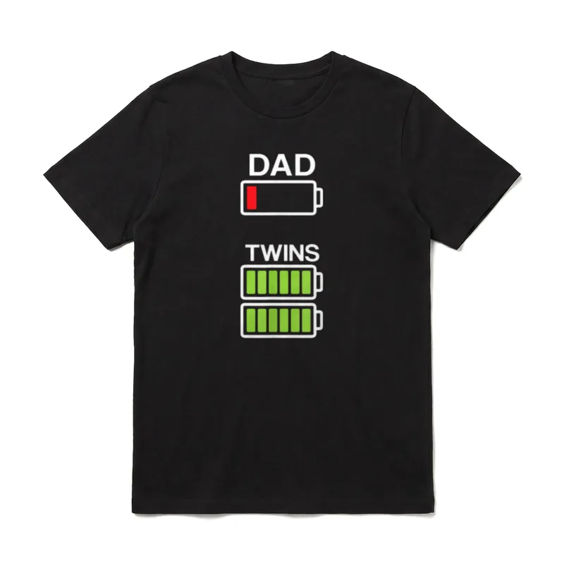 Dad für Zwillinge T-Shirt – Klassisches T-Shirt in Schwarz