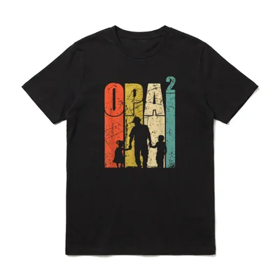 Opa hoch 2 zweifacher T-Shirt – Klassisches T-Shirt in Schwarz