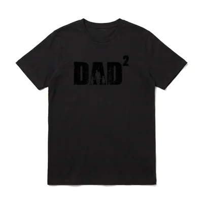 Dad hoch 2 zweifacher T-Shirt – Klassisches T-Shirt in Schwarz