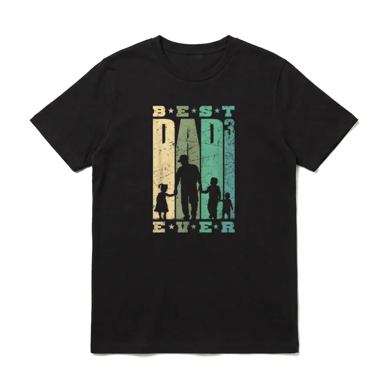 Best Dad Ever Vater T-Shirt – Klassisches T-Shirt in Schwarz