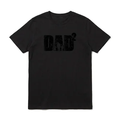 Vater werden. zweifacher Papa. T-Shirt – Klassisches T-Shirt in Schwarz