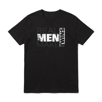 Real Men Make Twins Zwillinge T-Shirt – Klassisches T-Shirt in Schwarz