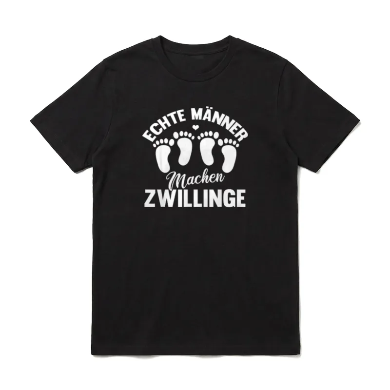 Lustiges Echte Männer machen T-Shirt – Klassisches T-Shirt in Schwarz