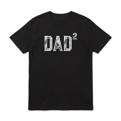 Papa von 2 Kindern sein T-Shirt – Klassisches T-Shirt in Schwarz