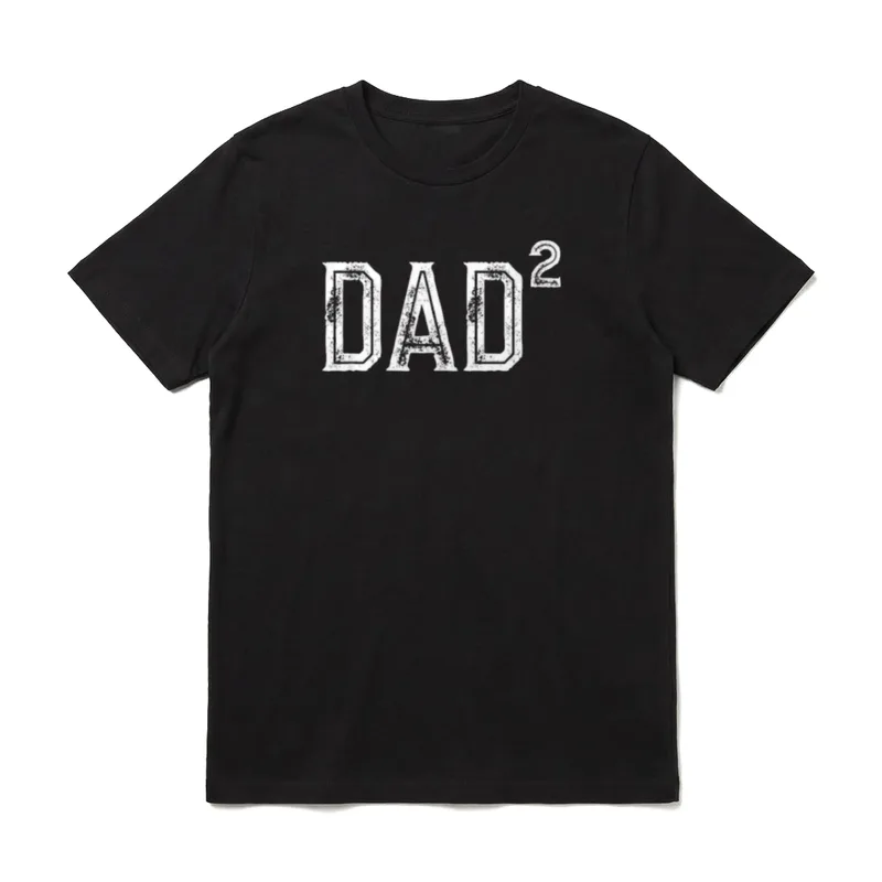 Papa von 2 Kindern sein T-Shirt – Klassisches T-Shirt in Schwarz