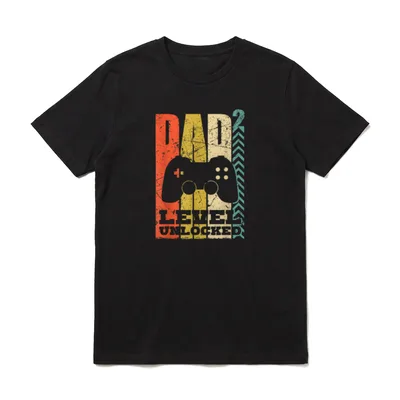 zweifacher Papa Zwillinge Gamer T-Shirt – Klassisches T-Shirt in Schwarz