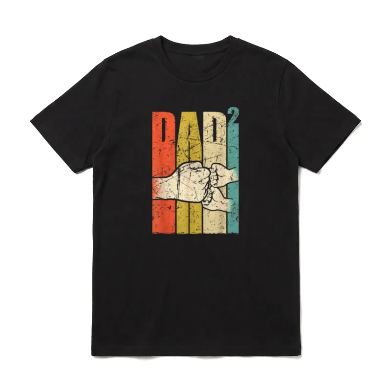 Zwillingsvater Papa von Zwillingen T-Shirt – Klassisches T-Shirt in Schwarz