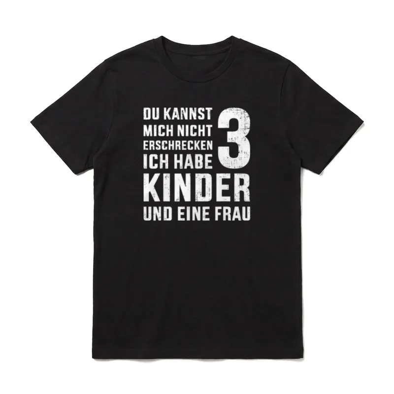 Lustiges nicht erschrecken Papa T-Shirt – Klassisches T-Shirt in Schwarz