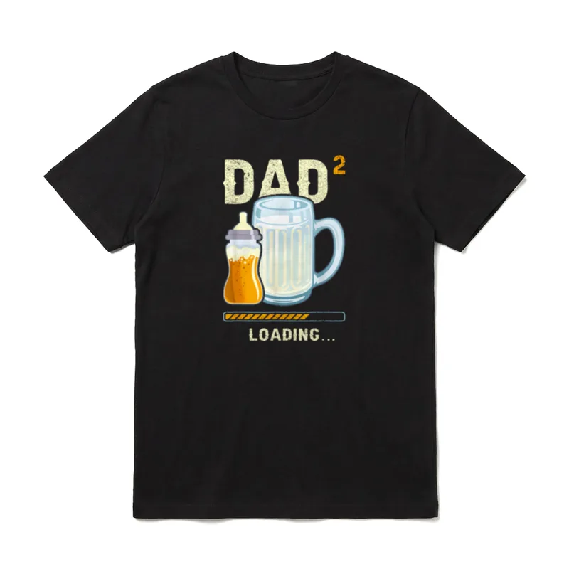 Werdender Papa Zwillinge zweites T-Shirt – Klassisches T-Shirt in Schwarz