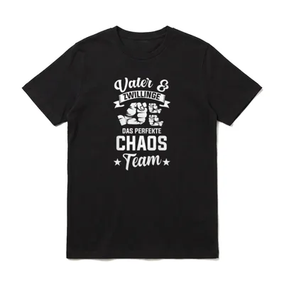 Zwillinge Vater Babyparty Zwillinge T-Shirt – Klassisches T-Shirt in Schwarz