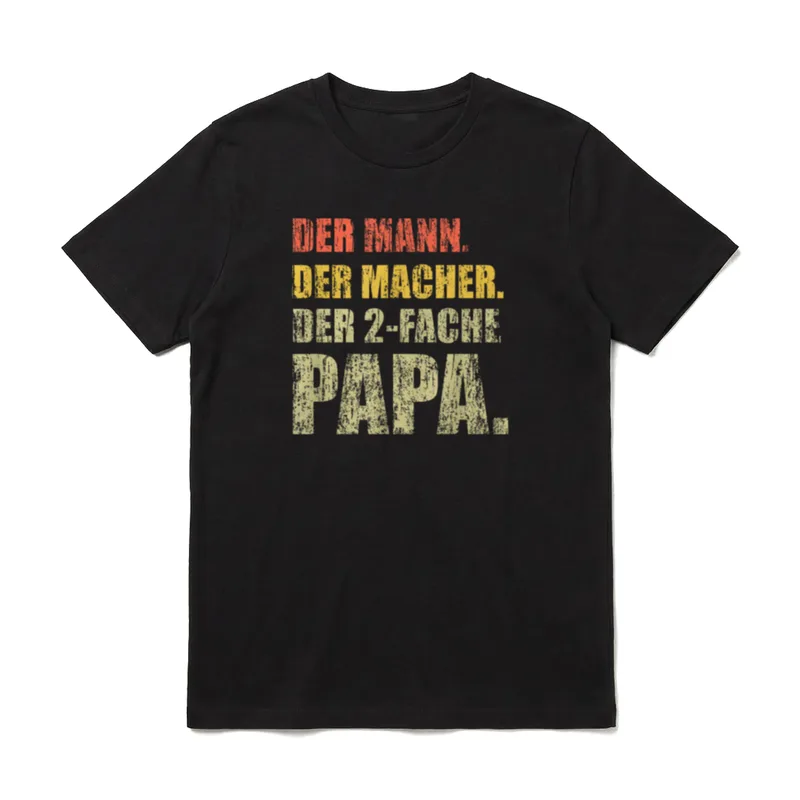 Der Mann der Macher T-Shirt – Klassisches T-Shirt in Schwarz