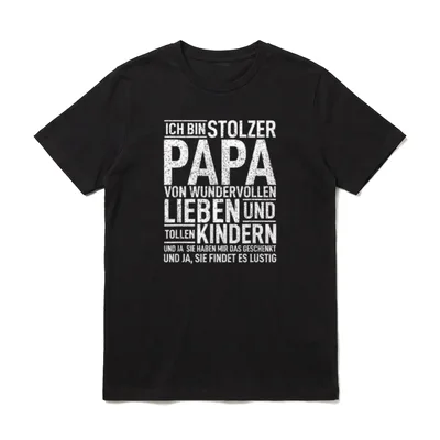 3 Drei 2 Ich bin T-Shirt – Klassisches T-Shirt in Schwarz