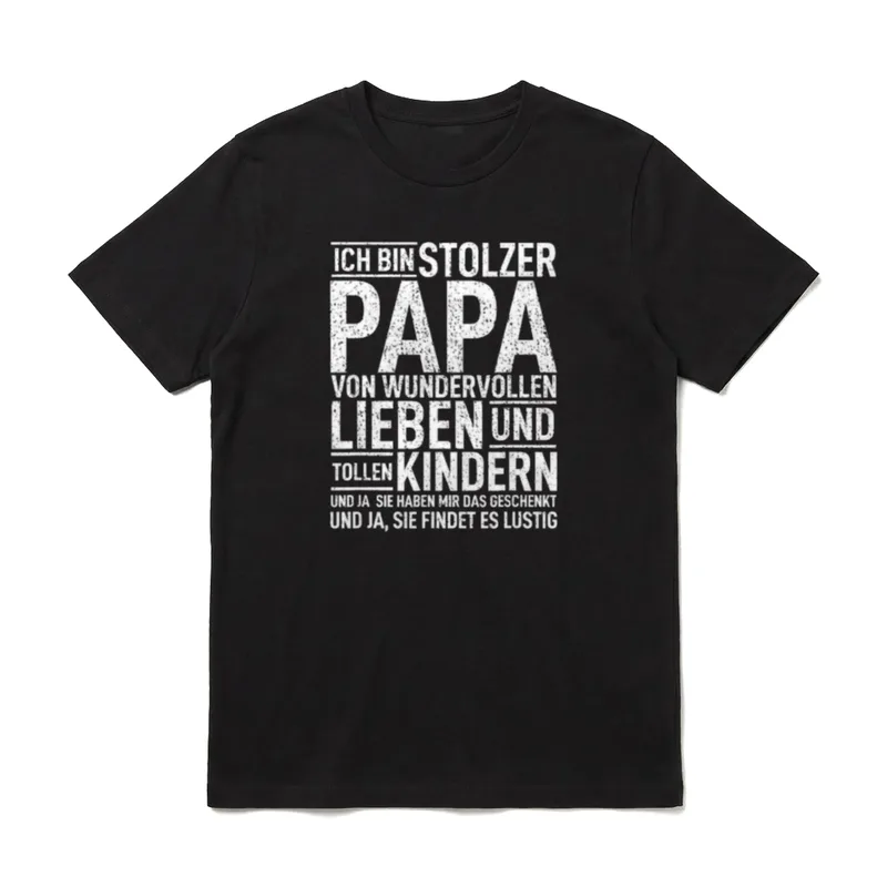 3 Drei 2 Ich bin T-Shirt – Klassisches T-Shirt in Schwarz