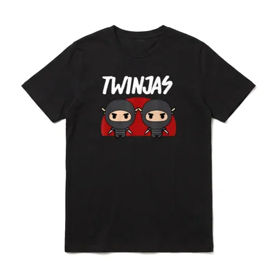 Zwillingspapa Zwillinge Vater Papi T-Shirt – Klassisches T-Shirt in Schwarz