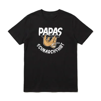 Lustige Vatertag Geschenkideen Faultier T-Shirt – Klassisches T-Shirt in Schwarz