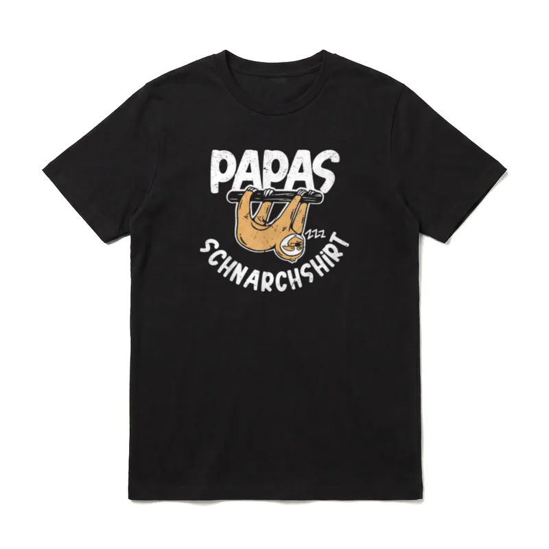Lustige Vatertag Geschenkideen Faultier T-Shirt – Klassisches T-Shirt in Schwarz