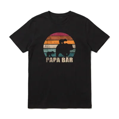Vatertag für Papa von Zwillingen T-Shirt – Klassisches T-Shirt in Schwarz