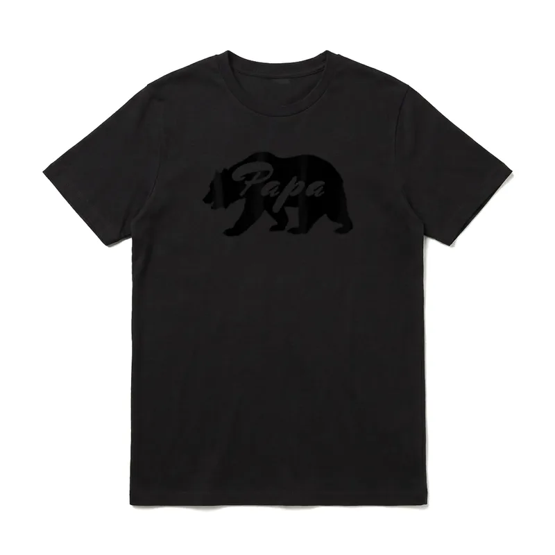 Vatertag Papa Bär Papa-Wortspiele & Tiere T-Shirt – Klassisches T-Shirt in Schwarz