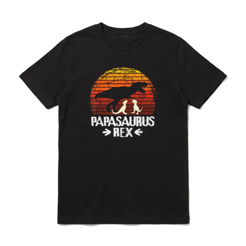 Dino Rex süßer Dinosaurier T-Shirt – Klassisches T-Shirt in Schwarz