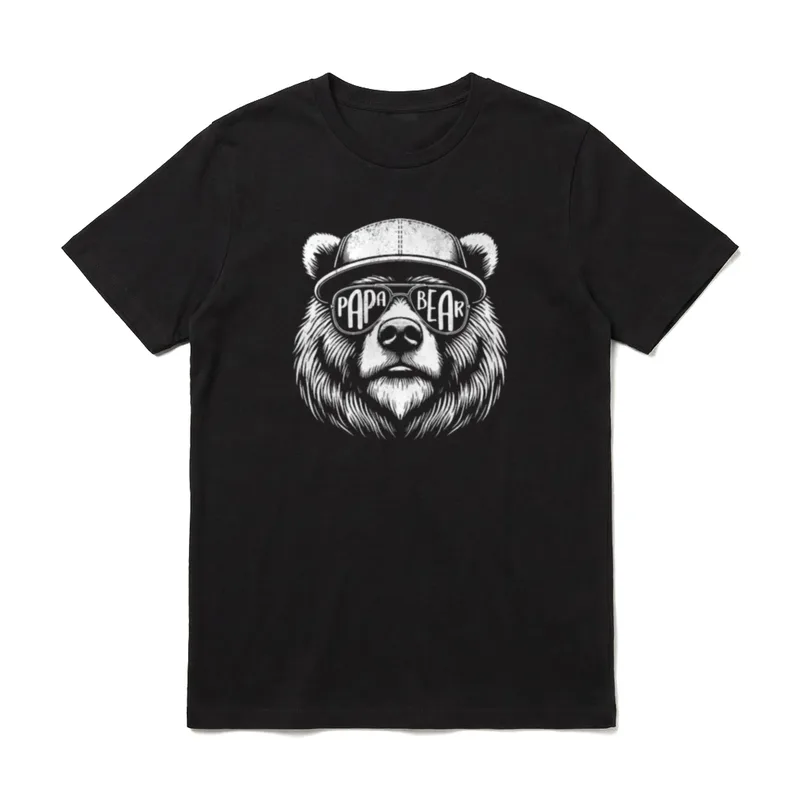 Papa Bär Das perfekte T-Shirt – Klassisches T-Shirt in Schwarz