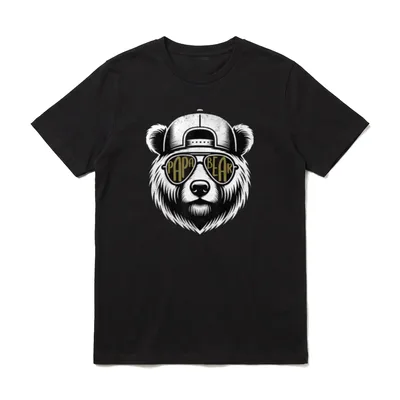 Papa Bär Das perfekte Vatertagsgeschenk T-Shirt – Klassisches T-Shirt in Schwarz