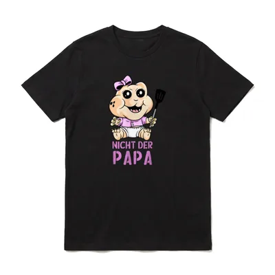 PeeKay Apparel Fun Lustiges T-Shirt – Klassisches T-Shirt in Schwarz