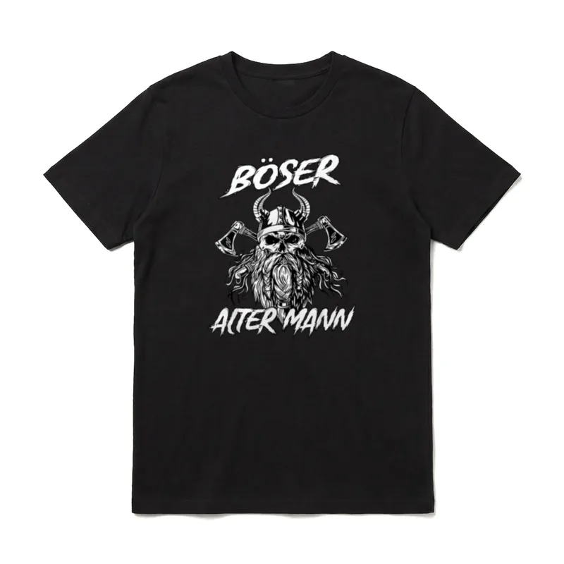 Böser Alter Mann Opa T-Shirt – Klassisches T-Shirt in Schwarz