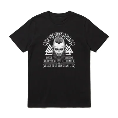 Der Weg eines Kriegers Männer T-Shirt – Klassisches T-Shirt in Schwarz