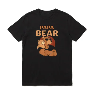 Papa Bär Bärenliebhaber Liebhaber T-Shirt – Klassisches T-Shirt in Schwarz