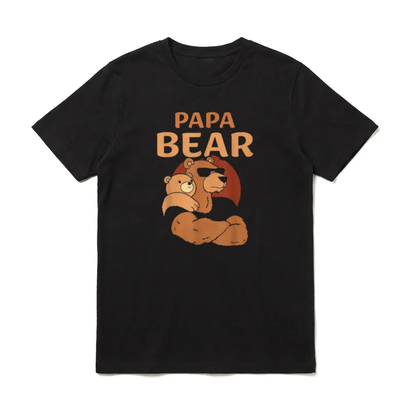 Papa Bär Bärenliebhaber Liebhaber T-Shirt – Klassisches T-Shirt in Schwarz