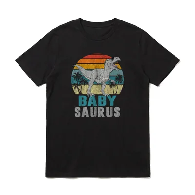 Babysaurus T-Rex Dinosaurier Baby T-Shirt – Klassisches T-Shirt in Schwarz