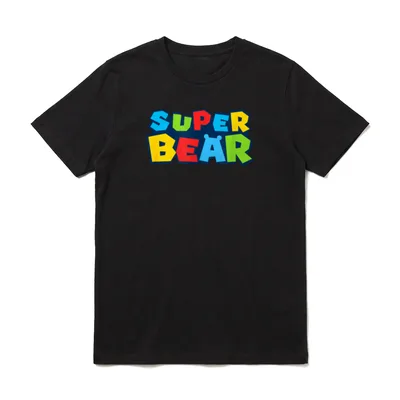 Gay Bear with Bear Pride T-Shirt – Klassisches T-Shirt in Schwarz