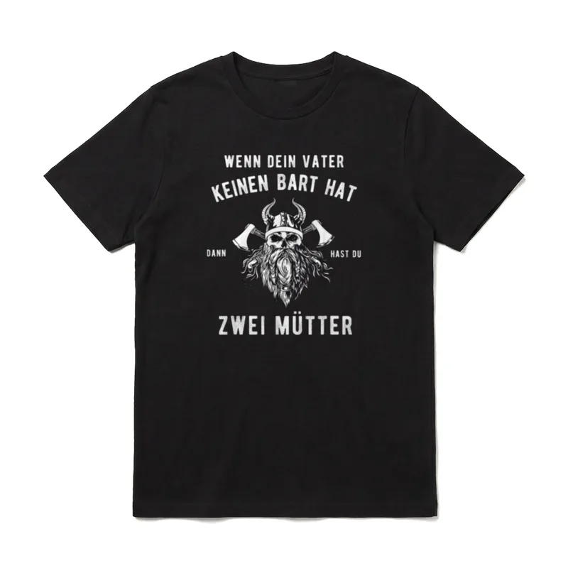 Wenn Dein Vater Keinen Papa-Wortspiele & Tiere T-Shirt – Klassisches T-Shirt in Schwarz