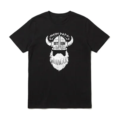 Wikinger Papa Vater Thor Odin T-Shirt – Klassisches T-Shirt in Schwarz