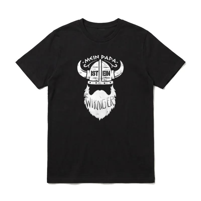 Wikinger Papa Vater Thor Odin T-Shirt – Klassisches T-Shirt in Schwarz