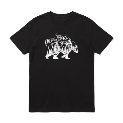 Papa Bear Best Father T-Shirt – Klassisches T-Shirt in Schwarz