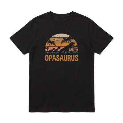 Großvater Lustiges Opasaurus Bester T-Shirt – Klassisches T-Shirt in Schwarz