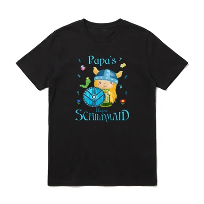Schildmaid Papas kleine Schildmaid T-Shirt – Klassisches T-Shirt in Schwarz