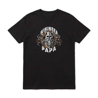 Wikinger Papa Vater Spruch T-Shirt – Klassisches T-Shirt in Schwarz