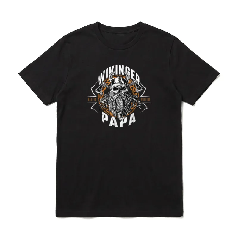 Wikinger Papa Vater Spruch T-Shirt – Klassisches T-Shirt in Schwarz