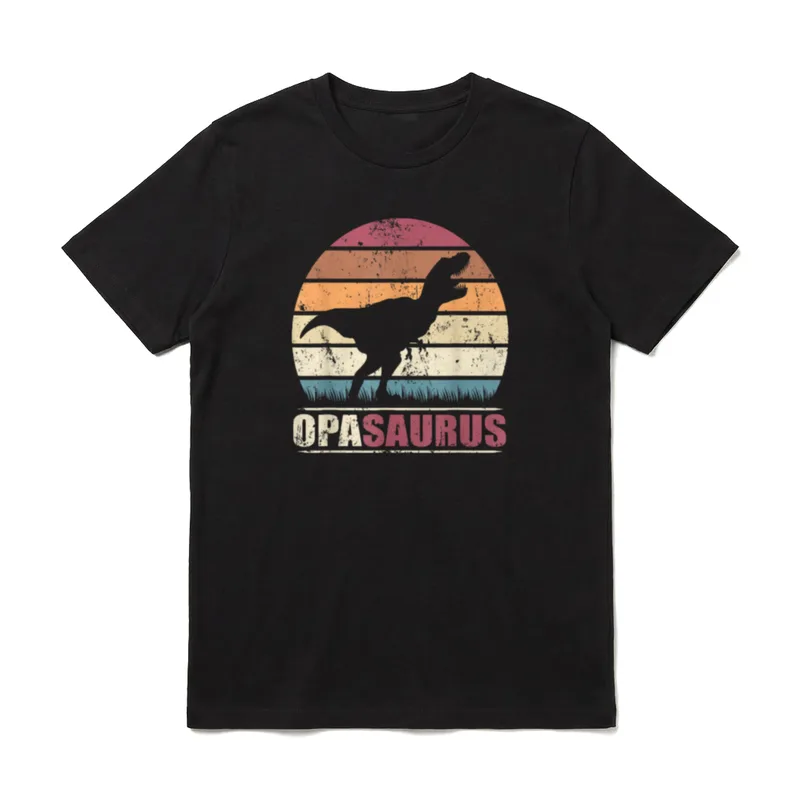 Opasaurus T rex Dinosaurierfamilie T-Shirt – Klassisches T-Shirt in Schwarz