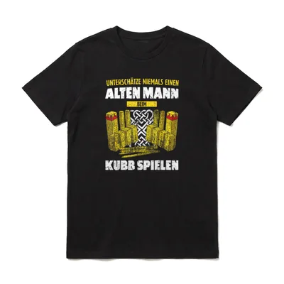 Wikingerschach Liebhaber Wikingerspiel Kubb T-Shirt – Klassisches T-Shirt in Schwarz