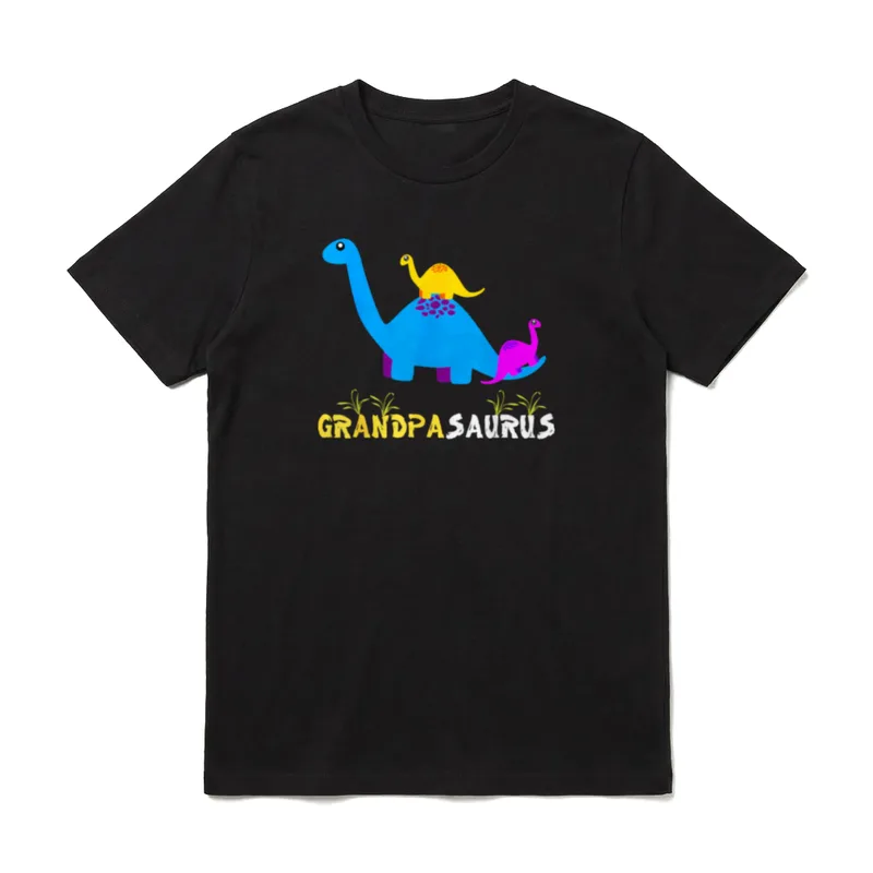 Grandpasaurus Grandpa Disnosaur T-Shirt – Klassisches T-Shirt in Schwarz