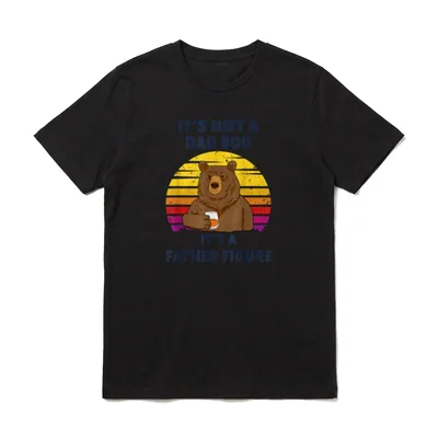 It's Not a Dad Papa-Wortspiele & Tiere T-Shirt – Klassisches T-Shirt in Schwarz