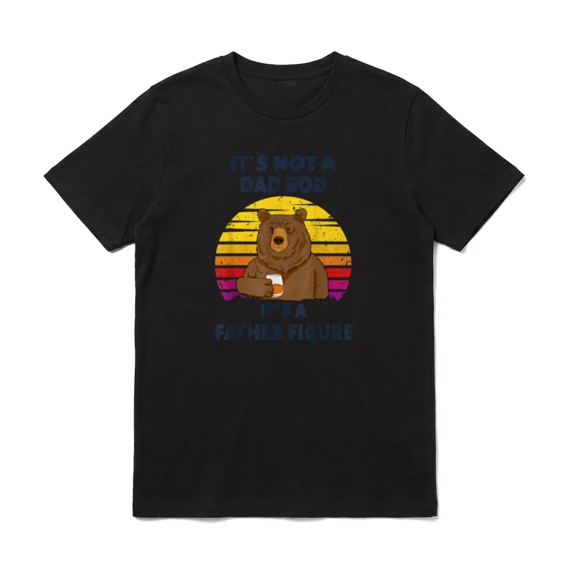 It's Not a Dad Papa-Wortspiele & Tiere T-Shirt – Klassisches T-Shirt in Schwarz
