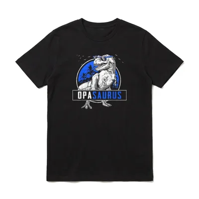 Lustiger Opasaurus T-Rex Opa T-Shirt – Klassisches T-Shirt in Schwarz
