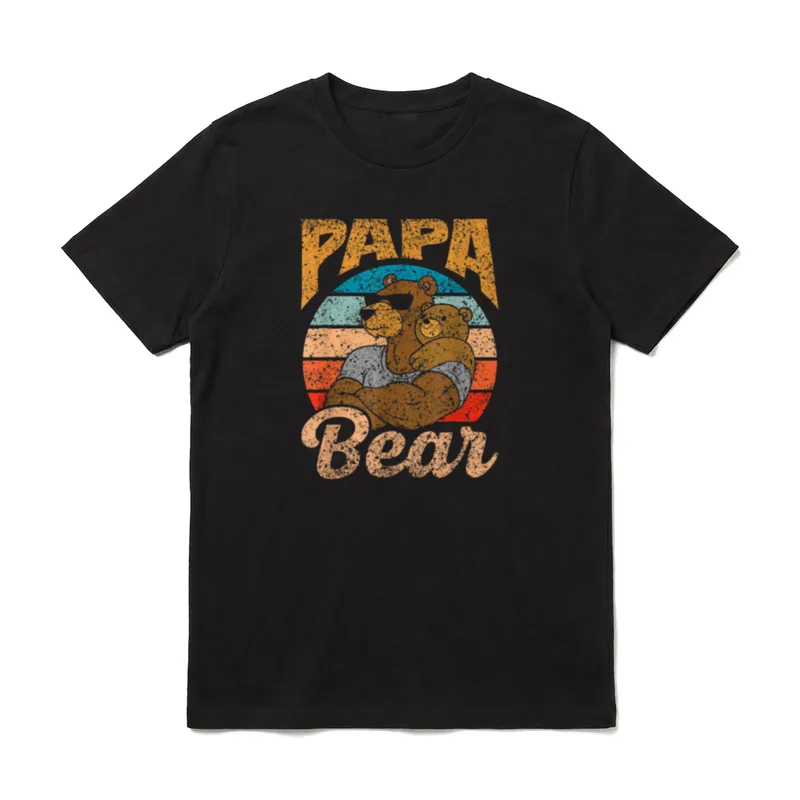 Papa Bär Bärenliebhaber Liebhaber Tier T-Shirt – Klassisches T-Shirt in Schwarz